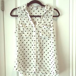 Express Polka Dot Portofino Shirt